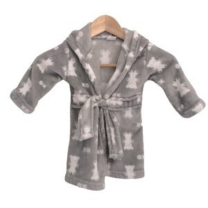 Baby bear plush robe